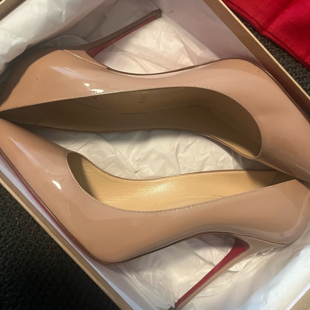 Christian Louboutin Kate Patent Leather heel, 2-3x barely worn